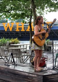 Busking Show at the Wharf Transit Stage