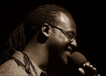 Truly an intimate performance shot of me. Freedom Performing Arts Center, El Cerrito, CA (8.18.12)
