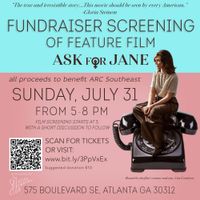 Ask for Jane - Film Screening and Fundraiser