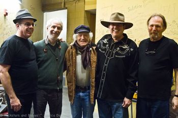 Tom, Jesse Winchester, Ramblin' Jack, Jimmy Webb, Me
