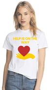 Official Help is On the Way T-Shirt, White or Black, Pre-order