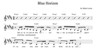 Blue Horizon Sheet Music