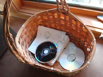 There are literally CDs everywhere in the studio... even in the napkin basket!
