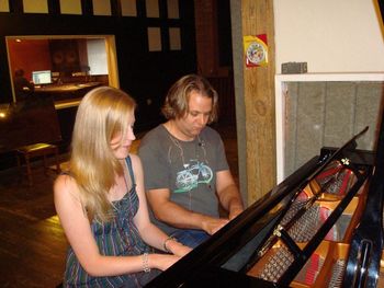 Jon's really a talented piano player as well as an awesome drummer. - Tara Hawley and Jon Richey
