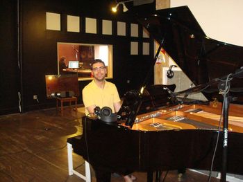 Morning piano recording session with Matt Skitzki
