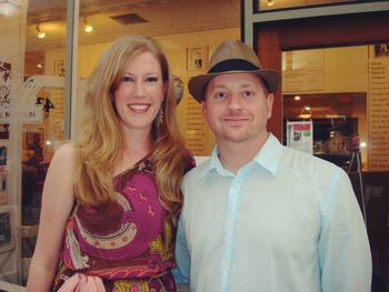 June 2014 Fashion Week Cleveland: Retail's Night Out Tara with Jason Abernathy, performing at the 5th Street Arcades in Cleveland
