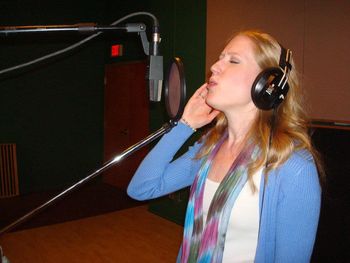 Vocal recording day 1 - Tara Hawley
