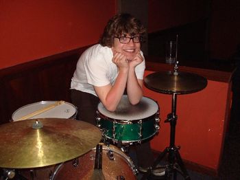 Settin' some awesome rhythms - Tony Kazel on drums
