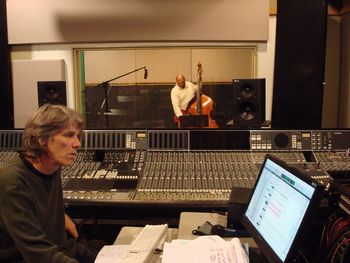 Sound checking the bass! - Jim Wirt and Alan Gleghorn
