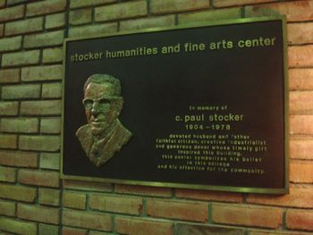 A little history... Stocker Arts Center - Elyria, Ohio
