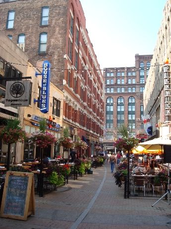 August 12, 2010: East 4th Street in Cleveland, Ohio...
