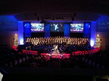 2012 Parkside Christmas Concerts: Tara singing with choir and orchestra
