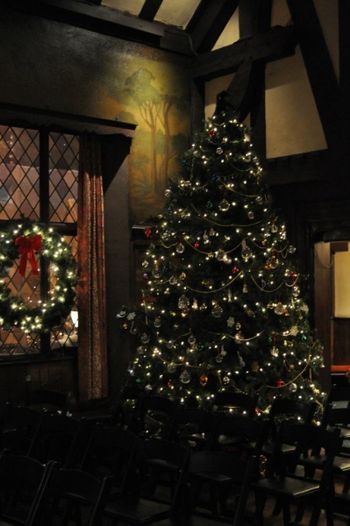 Christmas Tree in the Music Hall of The Hermit Club, Cleveland, Ohio
