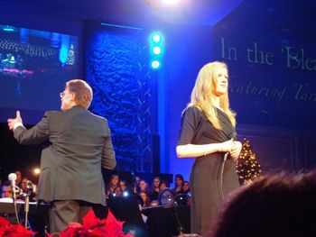 2012 Parkside Christmas Concerts: Tara singing "In the Bleak Midwinter" with choir and orchestra conducted by George Ohman (Photo by Jerry Jezek)
