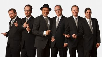 The Natty Beaux (L to R -- Seth Kibel, Brian Simms, Billy Coulter, Louie Newmeyer, Andy Rutherford, Andy Hamburger)
