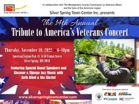 The 14th Annual Tribute to America's Veterans Concert with Seth Kibel & the Kleztet