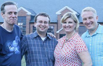 The Alexandria Kleztet (L to R - Tim Jarvis, Seth Kibel, Helen Hausmann, Bob Abbott)
