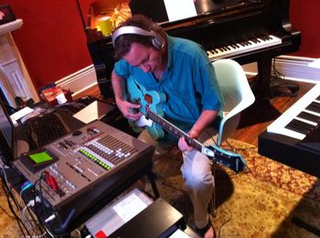 Recording Paradiso at home, 2014
