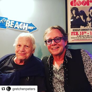 The two Barry's. With Barry Melton (Country Joe & The Fish). Paris, 2018
