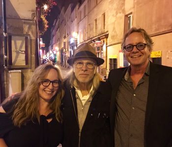 Post-gig in Paris with Elliott Murphy, 2018
