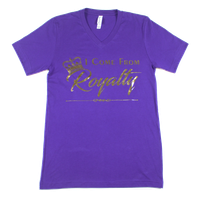 I Come From Royalty T-Shirt - Purple