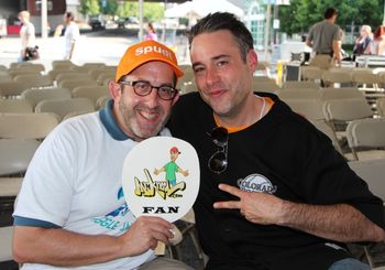 Ron Yurman from SPUD with his Mr Kneel FAN @ Jiggle Jam 2014
