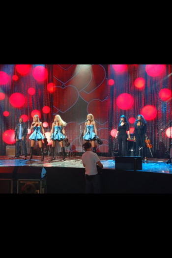 Performing with Alizma in Eurovision
