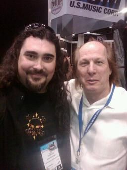 Adrian Belew (King Crimson)  at NAMM show 2010
