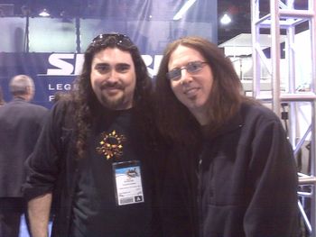 Ty Tabor (King's X)  at NAMM show 2010

