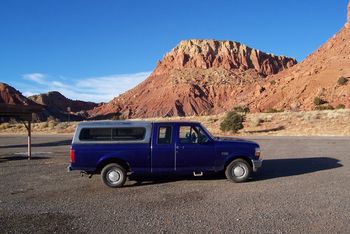 our new ride. should we name it "barney?"
