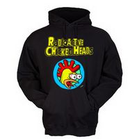 Radioactive Chicken Heads Logo Hoodie