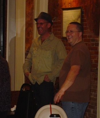 Bart Vogel with GIG Promoter Dave Tucker (photo by Nanette Heckler)
