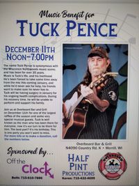 Music Benefit for Tuck Pence