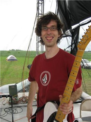 A good shot of guitarist Doug Smith at our Crossfest '09 appearance.
