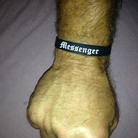 1/2" Messenger Silicone Wristbands