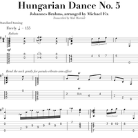 'Hungarian Dance #5' (Brahms, arr. M Fix) PDF download