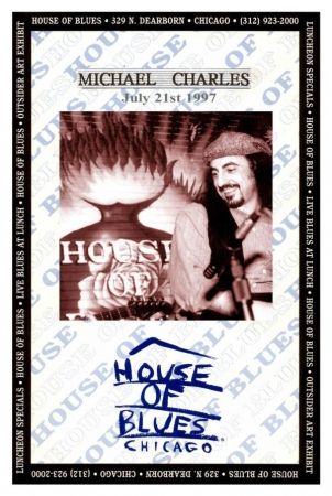 Chicago "House Of Blues" Poster 1997
