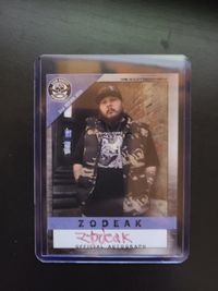 Autographed Collector's Card - Zodeak