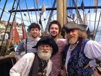 Cancelled due to Coronavirus outbreak! Tom Mason and the Blue Buccaneers at the Brixham Pirate Festival in Devon, UK