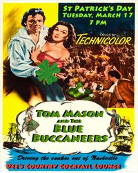 Tom Mason and the Blue Buccaneers Present a Piratical St Patrick's Day!