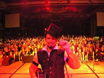 Voltaire performing at Dragoncon in 2008
