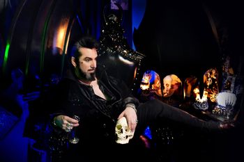 Black LAbyrinth/ Aurelio Volltaire Promo Photo Reclining  (photo: Gerrold Vincent)
