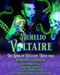 Aurelio Voltaire in Athens, GA at The Labe at Ciné!