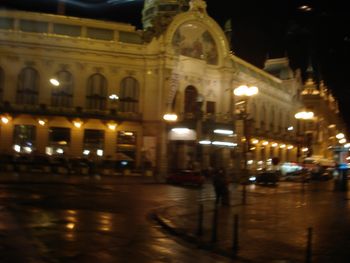 Leaving Smetana Hall after our concert Prague, Czech Republic
