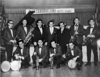 My dad, standing,  second from the right . My dad, Francisco (Cano) Gautreau playing in NY in the early 60"s
