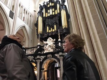 Audience interaction at Sint Salvator Cathedral, Bruges, Belgium, 2016 Photo credit:  Joey Williams
