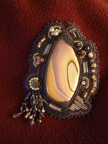RHYOLITE BROOCH
