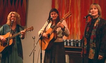 Early Hot Soup on stage at the 333 Coffeehouse with Sue Ribaudo
