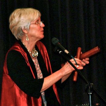 Sue Trainor in action! ~ photo by Ingrid Rosencrantz
