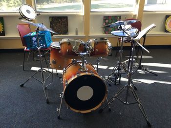 donated drumset
